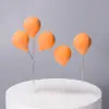 Globo de colores para decoración de pasteles, tarjetas, luz enchufable, arcilla, confesión, fiesta de cumpleaños, postre, disfraz