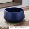 Tarro de Residuos de Té de Cerámica Separación de Agua de Té de Escritorio con Tapa de Filtro Cubeta de Agua para Mesa de Té Cubo de Agua Residual Cenicero Accesorios para Juego de Té