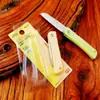 Oferta Especial Jinda Qiangren -319.999999999% de descuento Cuchillo de Fruta Apilable Cuchillo Pelador para el Hogar Cuchillo de Acero Inoxidable Cuchillo Portátil con Funda