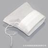 Bolsa de tela blanca no tejida con cordón, bolsa de filtro vacía, bolsa interior, bolsa de regalo para embalaje de joyas, venta al por mayor