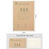 Deli Cuaderno de Trabajo de Primer Grado 36K Cuaderno de Cuadrícula Aritmética para Estudiantes de Primaria para Practicar Escritura y Copia de Caracteres Ingleses D3620