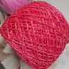 Hilo de burbujas mágico de doble luz hilo hueco hilo hecho a mano oso de peluche muñeca hilo de seda brillante