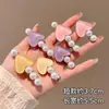 Pinzas para el pelo de felpa con forma de estrella para otoño e invierno para mujer, Pinzas para flequillo lateral, Pinzas para el pelo para mechones sueltos, Pinzas de pico de pato, Pinzas Bb de alta gama, Accesorios para el cabello