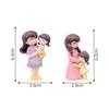 Micro paisagem Figura criativa Dia das Mães boneca DIY decoração para assar bolos acessórios pequenos ornamentos de mesa