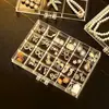 Caja de Almacenamiento de Joyas Cajón Transparente Tipo Caja de Almacenamiento para Anillos y Pendientes para Uso Doméstico Caja de Joyería de Acrílico con Rejilla de Gran Capacidad