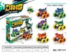 Juguete de motocicleta de dinosaurio para niños transfronterizo, de fricción, todoterreno de simulación, dinosaurio de cuatro ruedas, de fricción, para niños