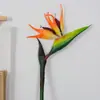 Pássaro-do-Paraíso Artificial de Alta Qualidade PU Strelitzia Reginae Decoração de Casamento para Lobby de Hotel Planta Artificial em Vaso Planta Verde Paisagismo