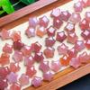 [Rongjing Jewelry] Ágata de fuente de sal natural, estrella, agujero pasante, tallado, pulsera DIY, adornos de cuerda, tienda de fábrica