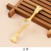 Novo Cheongsam Chinoiserie Botão de Prato Porta-Flor Enrolamento de Miçangas Fivela de Uma Palavra Fivela Decorativa Dinastia Han Botão Retrô Tecido à Mão