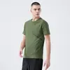 Comércio Exterior Transfronteiriço Camiseta Esportiva Casual Manga Curta Masculina Verão Novo Estilo Corrida Fitness Respirável Secagem Rápida Secagem Rápida Corrida