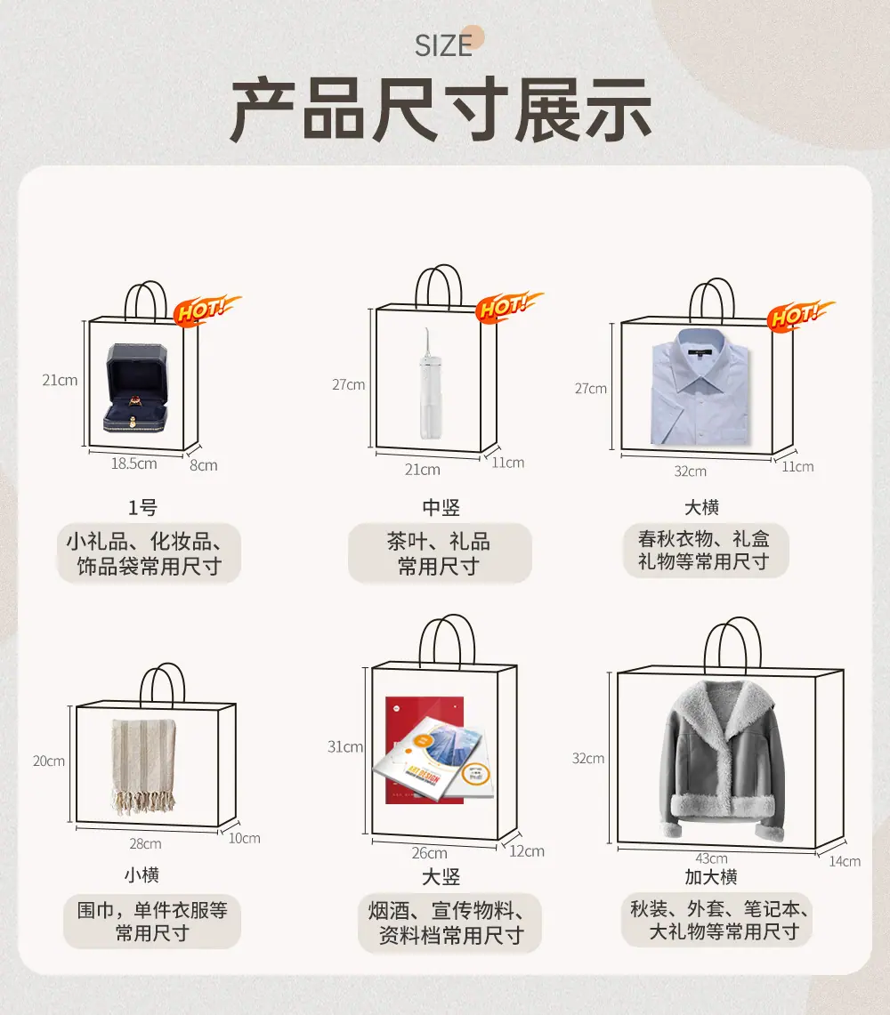 尺寸展示海报