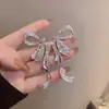Brincos de Franja Gota D'água Flor de Diamante Agulha de Prata Estilo Exagerado Europeu e Americano 2025 Novo Estilo Brincos de Luxo Leve de Alta Qualidade para Mulheres