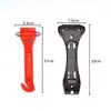 Martillo de Seguridad Sólido 2 en 1 para Coche, Martillo de Emergencia para Coche, Martillo de Emergencia contra Incendios para Autobús, Rompeventanas para Uso en Vehículos