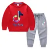 Conjunto de Ropa Infantil Transfronterizo Nuevo Primavera y Otoño 2026: Conjunto de Dos Piezas para Niños: Sudadera y Pantalón Largo, Atuendo de Algodón de Manga Larga de Color Sólido para Bebés