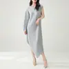 Estilo Nuevo de Verano 2025 Vestido Irregular para Mujer de Gama Alta Versátil Holgado Adelgazante Sin Mangas Chaleco Falda de Longitud Media