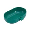 Tina para baño de pájaros tamaño pequeño bordada Tina para baño de barbilla de Pájaro de Jade caja de baño caja de comida para pájaros portátil comedero suministros para pájaros