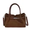 Design de nicho coreano bolsa para mãe e filho para o dia a dia bolsa tipo balde moda feminina simples bolsa de ombro única bolsa de mão bolsa tiracolo
