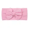 Accesorios para el Cabello de Malla de Color Puro con Lazo Transfronterizo de Nylon Lindas y Suaves Diademas para Bebé Diadema para Bebé Europea y Americana