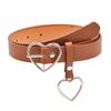 Anillos con Hebilla de Amor de Comercio Exterior Cinturón de Mujer Estilo Coreano ins Cinturón Decorativo Simple para Jeans de Mujer