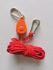 Polea de Estilo de Camping al Aire Libre Ajustador de Cuerda de Viento Cuerda de Elevación Reflectante Engrosada Cuerda de Viento para Toldo Tensor Fijo para Tienda