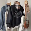 Sudadera redonda súper bonita para mujer, principios de otoño, delgada, nuevo estilo 2026, superventas, a la moda, elegante, invierno, con forro polar, sin capucha, top