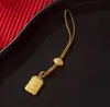 Amuletos de Latão Chaveiro de Carro Cordão Pingente Corrente de Pingente Masculina Pequeno Pingente de Boa Sorte Mulheres