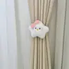 [Paquete de 2] Un par de amarres para cortinas, Amarres creativos y lindos de dibujos animados para fijar cortinas, Nuevos amarres de gasa para cortinas