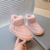 Nuevas Botas de Nieve de Terciopelo Plus para Niños Botas de Algodón para Bebés Botas Nuevas para Niños Botas de Invierno para Niños Zapatos Antideslizantes Cálidos para Niños