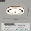 Lámpara de techo para dormitorio principal, estudio y segundo dormitorio, lámpara de iluminación minimalista tipo nube LED de espectro completo de alta gama de lujo