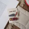 Pinza para el pelo de niños para Año Nuevo con lazo, Pinza de tela de alta gama para flequillo lateral para niñas pequeñas, Accesorio para el pelo rojo de otoño e invierno