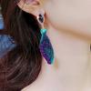 Molde de Resina DIY Colgante de Mariposa Pendientes Llavero Accesorios Molde de Silicona Transfronterizo