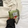Bolso Pequeño de Cadena Mini Moda de Nicho para Mujer 2026 Nuevo Estilo Coreano Bolso Cuadrado Pequeño Simple Bolso Cruzado Texturizado para Mujer