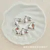 18 * 23mm pêssego coração amor banhado a prata feito à mão diy acessórios de vestuário acessórios de joalheria decoração online transmissão ao vivo Vermelho