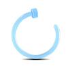 Amazon Aliexpress Nuevo Anillo de Nariz Acrílico Color Caramelo Forma C Moda Piercing Uña para Nariz Venta Directa de Fábrica