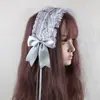 Diadema de Encaje Blanco Estilo Lolita Soft Girl Japonés Diadema Estilo Hada Todo Fósforo Pequeños Accesorios para el Cabello Lolita Soft Girl KC