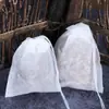 Sacos de Chá de Tecido Não Tecido, Sacos Pequenos com Bolhas, Sacos de Temperos para Ensopados de Carne de Várias Especificações, Sacos Filtro para Chá, Sacos para Ervas Medicinais