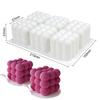 Molde Cuadrado de Bola Mágica Cubo Mousse Pastel 36 Bolas Burbuja Molde de Silicona Utensilios para Hornear Postres Franceses