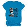 Si Mis Personalidades Amazon Ebay Sitio Independiente Camiseta de Manga Corta con Cuello Redondo de Moda y Única para Mujer