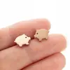 Pendientes de Acero Inoxidable con Dibujos de Animales Lindos Transfronterizos (Lobo, Perro, Gato, Cerdo, Koala, Tigre, Ardilla) con Diseños Únicos