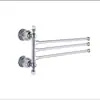 Conjunto de pingente de banheiro Cristal Prata cabideiro para toalha barra de toalha rack de banheiro em aço inoxidável cromado
