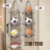 Bolsa pendurada para guardar bolas, suporte de basquete de parede para uso doméstico, suporte de porta para futebol e vôlei, bolsa de rede para bonecas