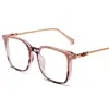 Gafas Populares de Xiaohongshu Ultra-Ligeras de Tr90 con Montura Grande Bloqueadoras de Luz Azul para Mujer, Montura Lisa, Forma Cuadrada, Aptas para Lentes Graduados