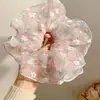 Goma para el pelo con estampado estilo Academia Melard para mujer, scrunchie de satén con malla de estampado de leopardo vintage, banda elástica de alta elasticidad y duradera