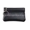 Porta-moedas com Zíper Dupla Face para Homens e Mulheres, Mini Bolsa Casual Estilo Coreano em Couro Macio, Bolsa de Mão Curta, Porta-Chaves, Porta-Cartões e Moedas