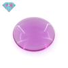 Gema Huagang en forma de huevo, brillante, rosa, rojo, vidrio, piedra desnuda, ovalada, superficie plana, diamante de cristal al por mayor, diamante de imitación