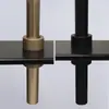 Conector de tubo redondo para columna metálica, varilla de soporte de estante de aleación de aluminio, varilla de soporte de barandilla, estantería, estante de exhibición de acero inoxidable