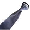 Corbata con Cremallera Brillante de 8 cm para Hombre y Mujer Vestido Casual Combinable Color Sólido Profesional Estudiante Corbata de Cuello