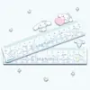 Regla Acrílica Sanrio Caricatura Transparente Regla para Estudiante Mide 15cm Regla de Papelería con Escala Personalizada