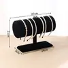 Soporte de Exhibición de Diademas de Terciopelo en Stock Estante de Almacenamiento de Diademas Infantiles Pinza para el Cabello Diadema Goma para el Cabello Soporte de Exhibición de Joyería