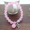 Branco Opala pulseira de cristal mão das mulheres pulseira de cristal casal pulseira joias pulseira joias pulseira atacado